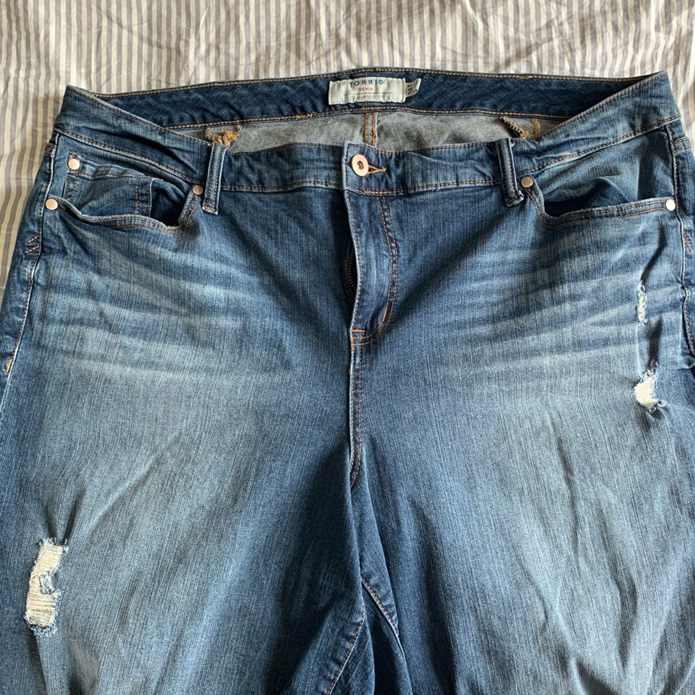 Torrid Ripped Skinny Jeans
